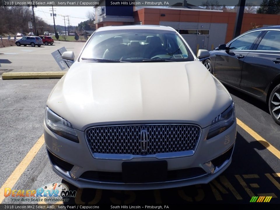 2018 Lincoln MKZ Select AWD Ivory Pearl / Cappuccino Photo #4