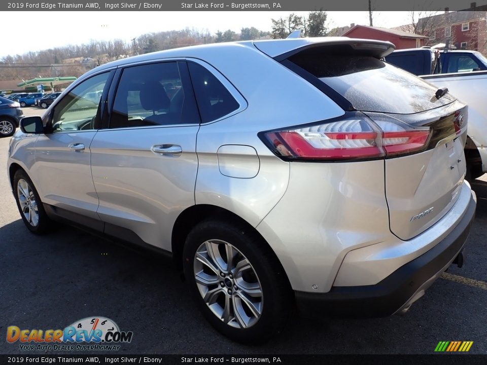 2019 Ford Edge Titanium AWD Ingot Silver / Ebony Photo #2