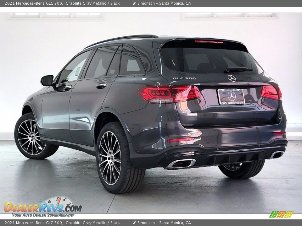 2021 Mercedes-Benz GLC 300 Graphite Gray Metallic / Black Photo #2