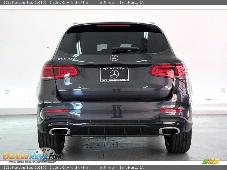 2021 Mercedes-Benz GLC 300 Graphite Gray Metallic / Black Photo #3