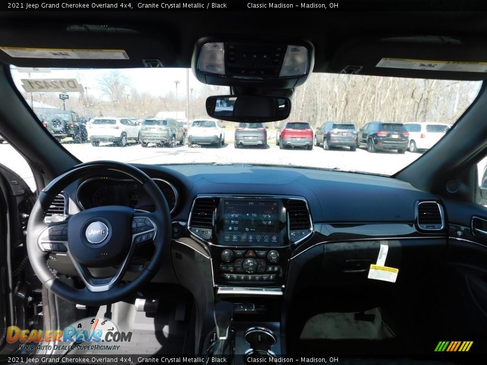 2021 Jeep Grand Cherokee Overland 4x4 Granite Crystal Metallic / Black Photo #5