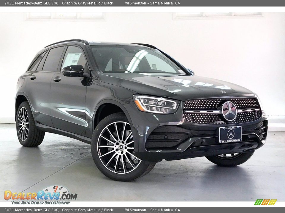 2021 Mercedes-Benz GLC 300 Graphite Gray Metallic / Black Photo #12