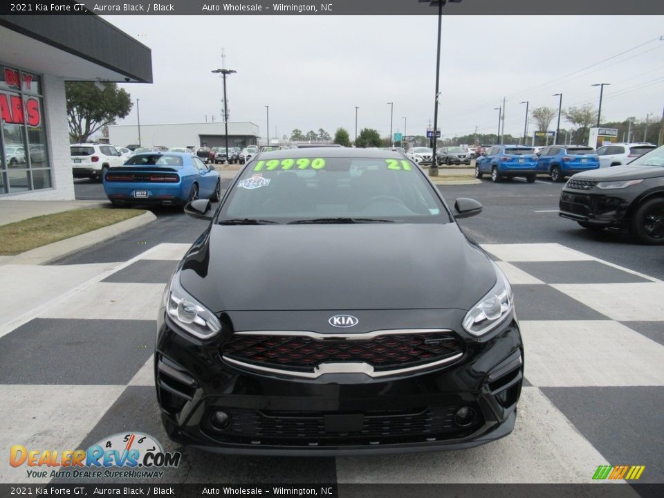 2021 Kia Forte GT Aurora Black / Black Photo #2