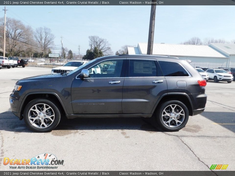 2021 Jeep Grand Cherokee Overland 4x4 Granite Crystal Metallic / Black Photo #10
