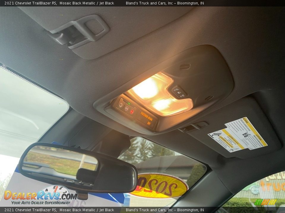 2021 Chevrolet TrailBlazer RS Mosaic Black Metallic / Jet Black Photo #35