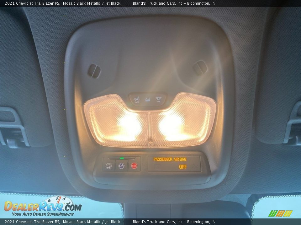 2021 Chevrolet TrailBlazer RS Mosaic Black Metallic / Jet Black Photo #36