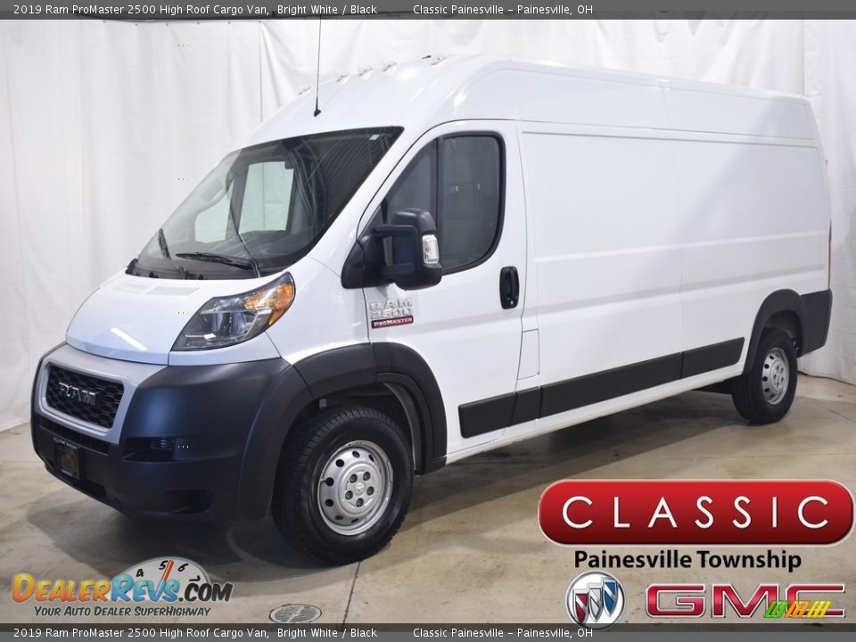 2019 Ram ProMaster 2500 High Roof Cargo Van Bright White / Black Photo #1