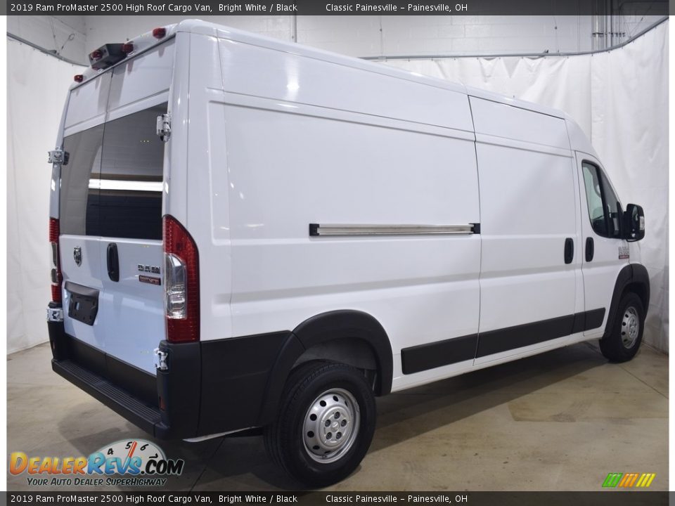 2019 Ram ProMaster 2500 High Roof Cargo Van Bright White / Black Photo #2