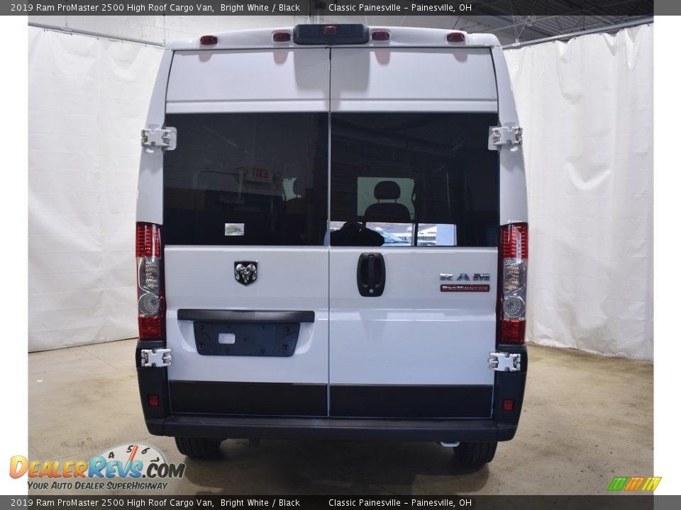 2019 Ram ProMaster 2500 High Roof Cargo Van Bright White / Black Photo #3