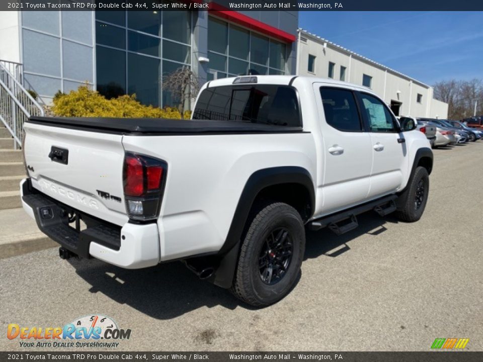 2021 Toyota Tacoma TRD Pro Double Cab 4x4 Super White / Black Photo #15