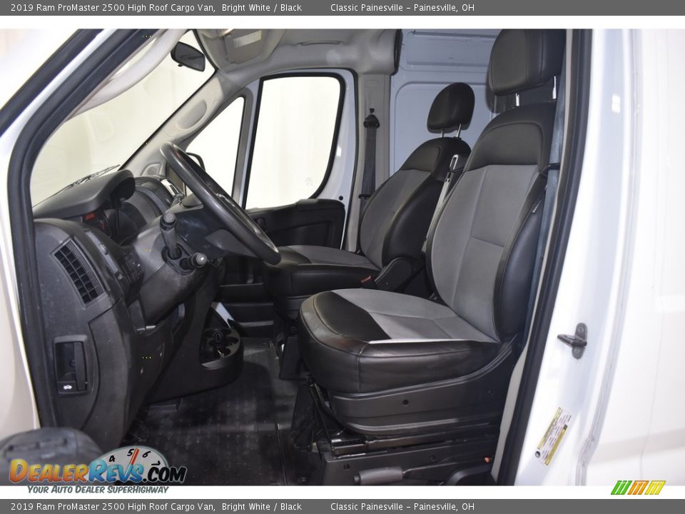 2019 Ram ProMaster 2500 High Roof Cargo Van Bright White / Black Photo #7