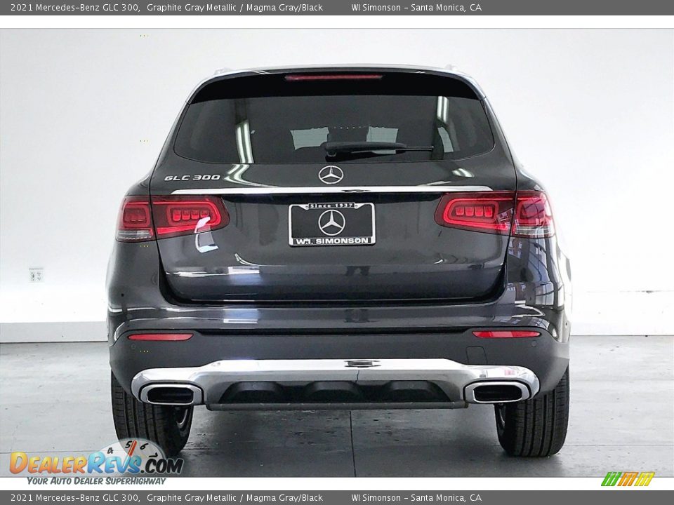 2021 Mercedes-Benz GLC 300 Graphite Gray Metallic / Magma Gray/Black Photo #3