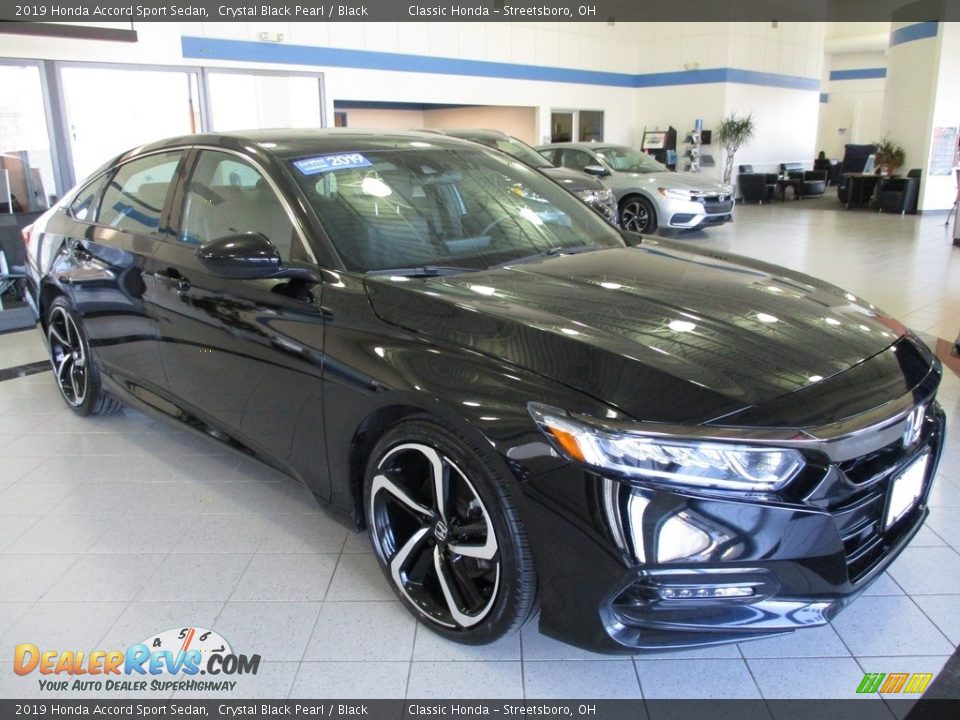 2019 Honda Accord Sport Sedan Crystal Black Pearl / Black Photo #3