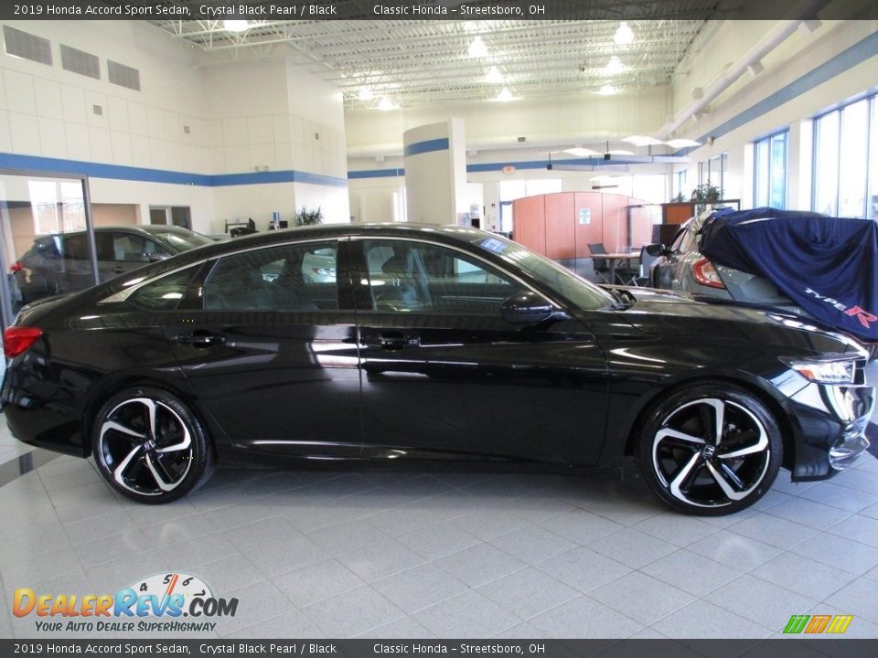 2019 Honda Accord Sport Sedan Crystal Black Pearl / Black Photo #4