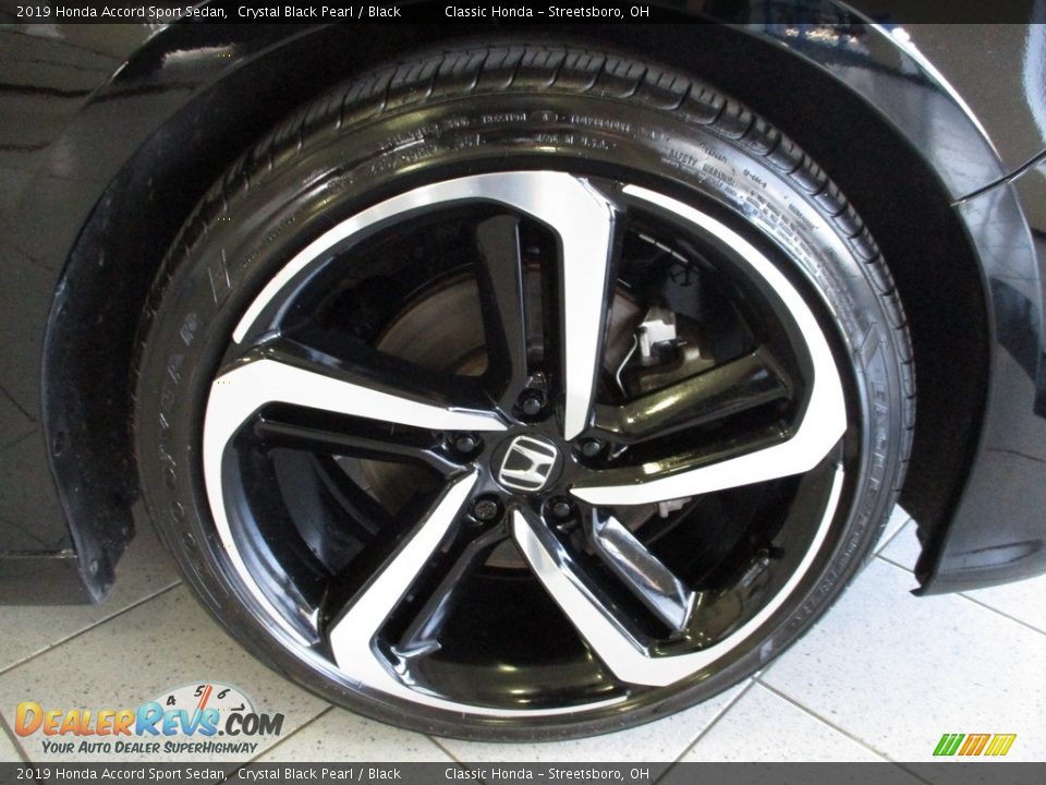 2019 Honda Accord Sport Sedan Crystal Black Pearl / Black Photo #5