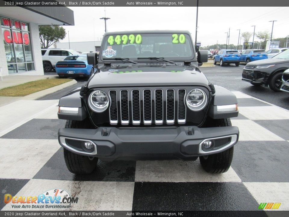 2020 Jeep Gladiator Overland 4x4 Black / Black/Dark Saddle Photo #2