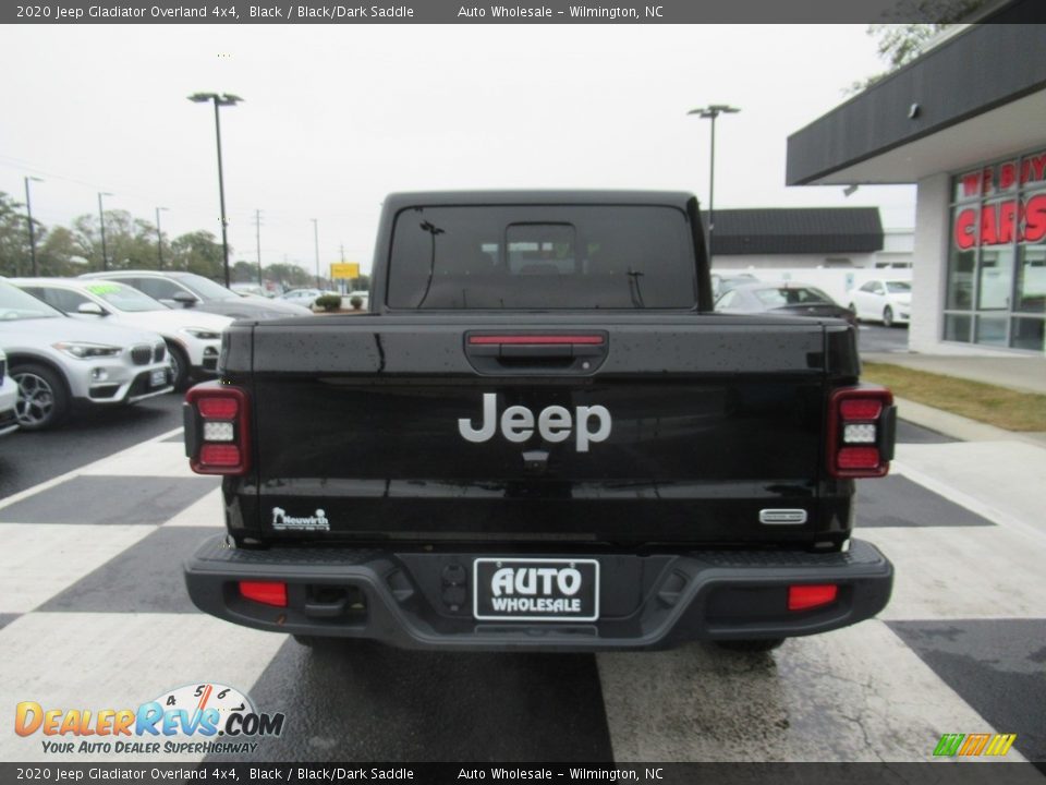 2020 Jeep Gladiator Overland 4x4 Black / Black/Dark Saddle Photo #4