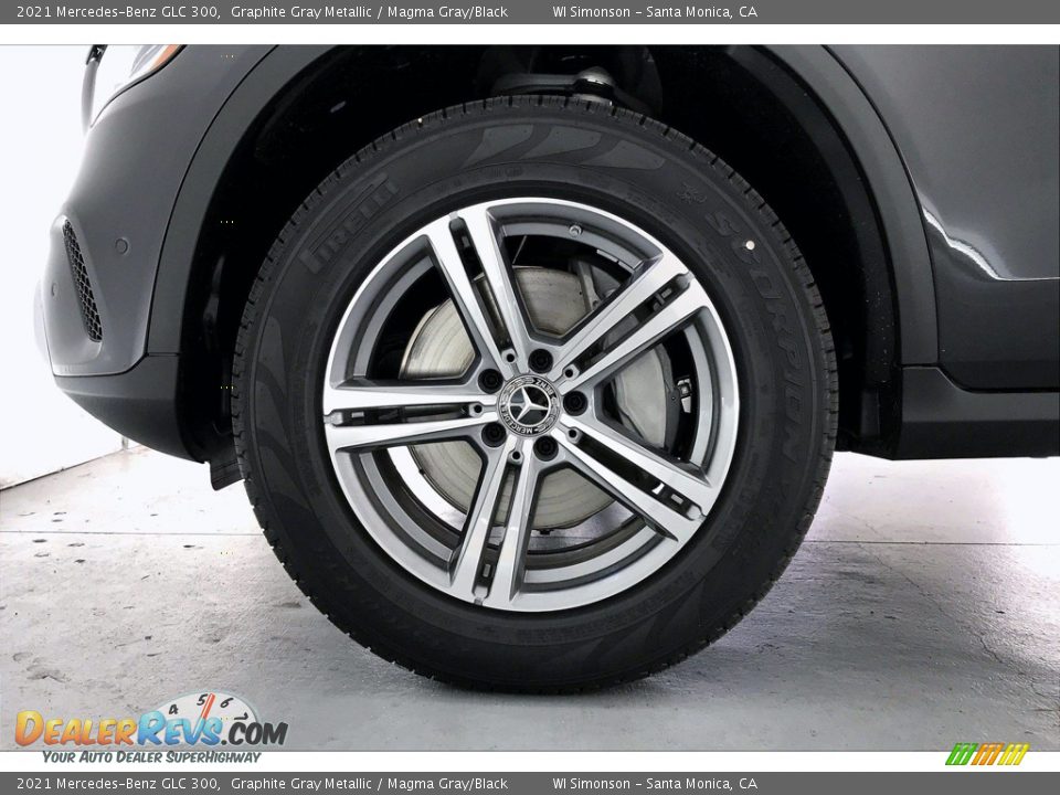 2021 Mercedes-Benz GLC 300 Graphite Gray Metallic / Magma Gray/Black Photo #9