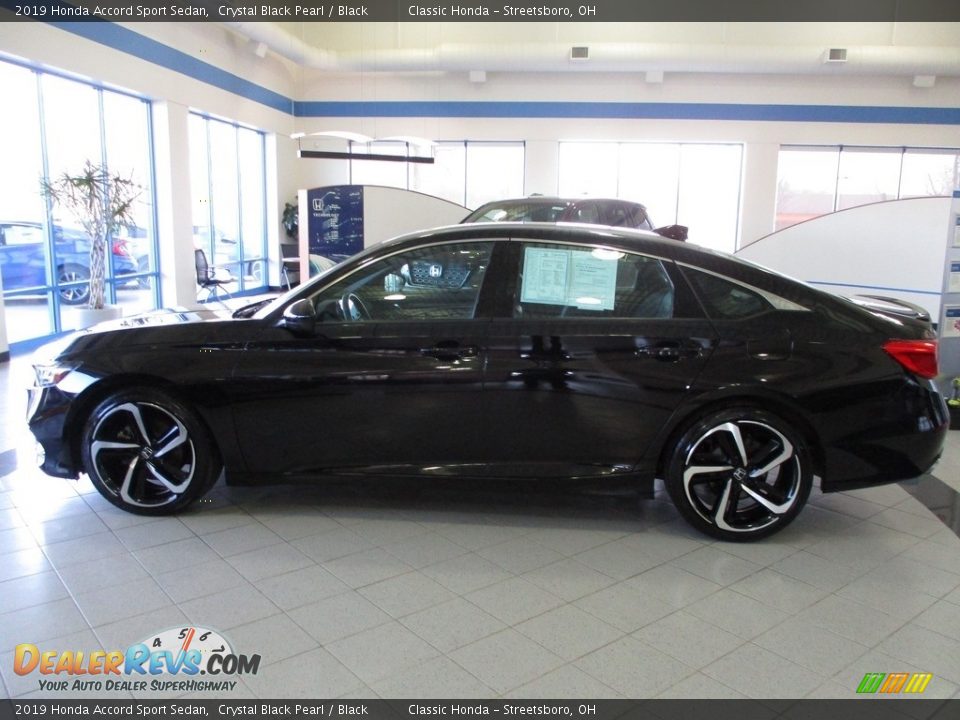 2019 Honda Accord Sport Sedan Crystal Black Pearl / Black Photo #10