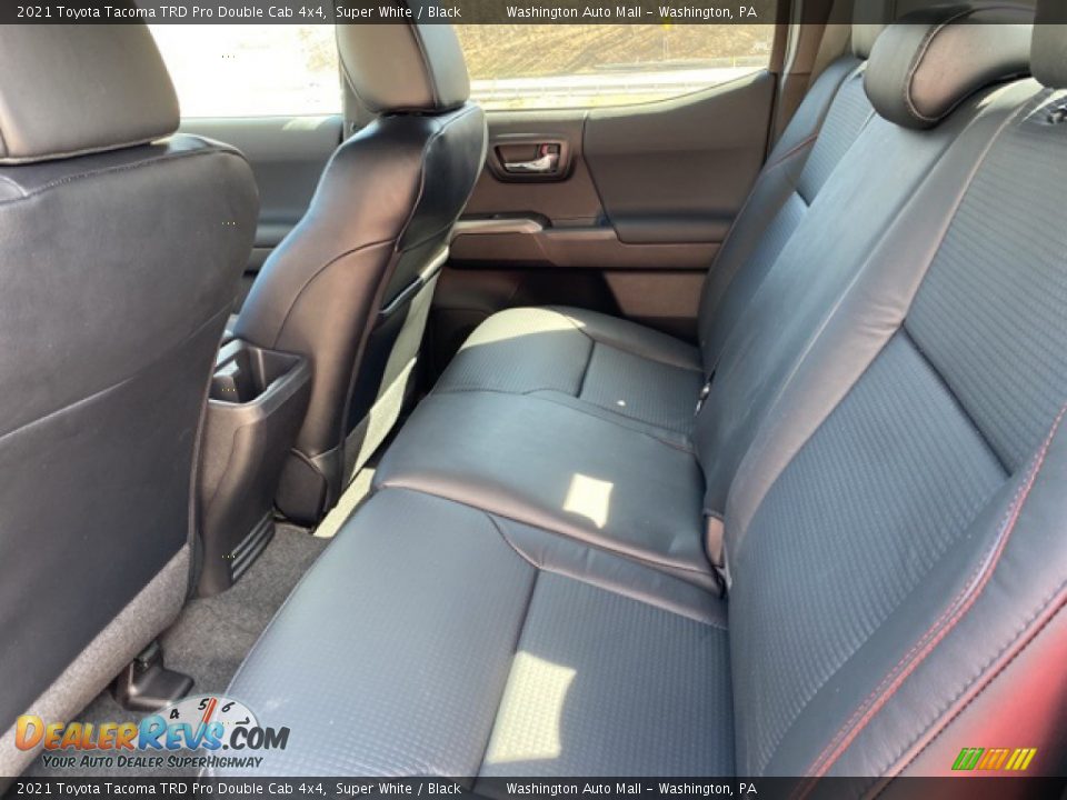 Rear Seat of 2021 Toyota Tacoma TRD Pro Double Cab 4x4 Photo #34