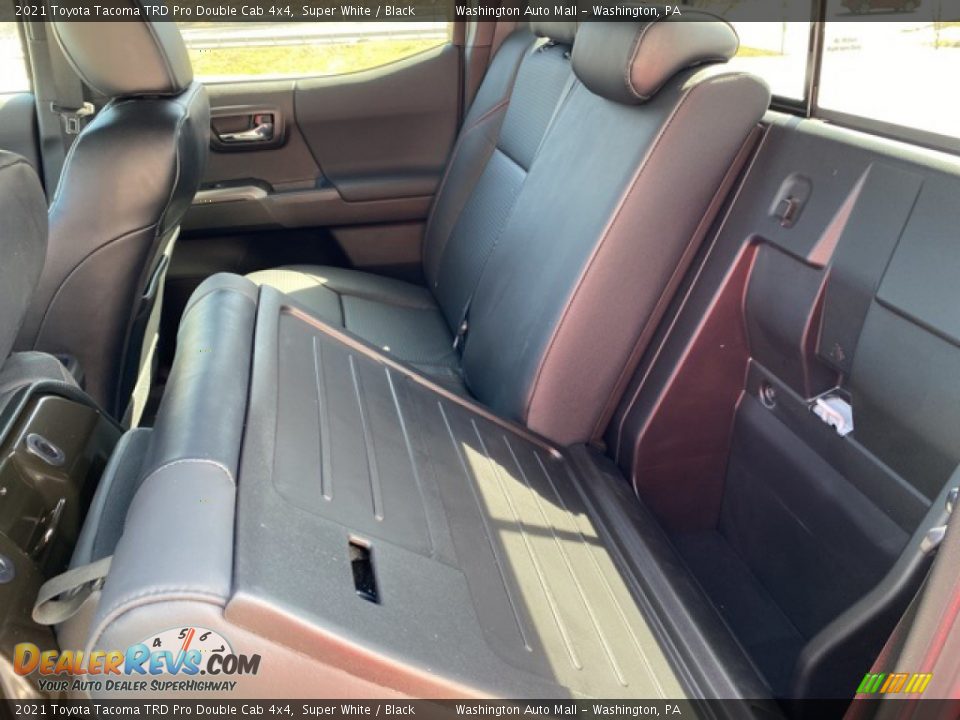 Rear Seat of 2021 Toyota Tacoma TRD Pro Double Cab 4x4 Photo #35