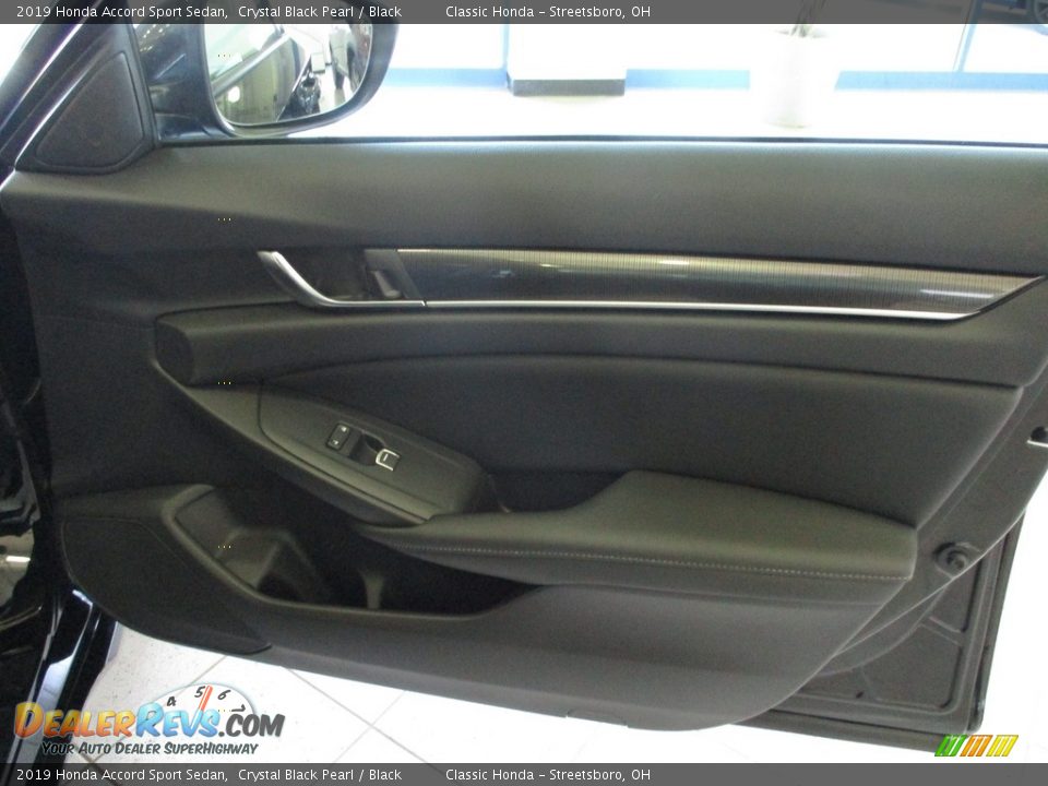2019 Honda Accord Sport Sedan Crystal Black Pearl / Black Photo #14