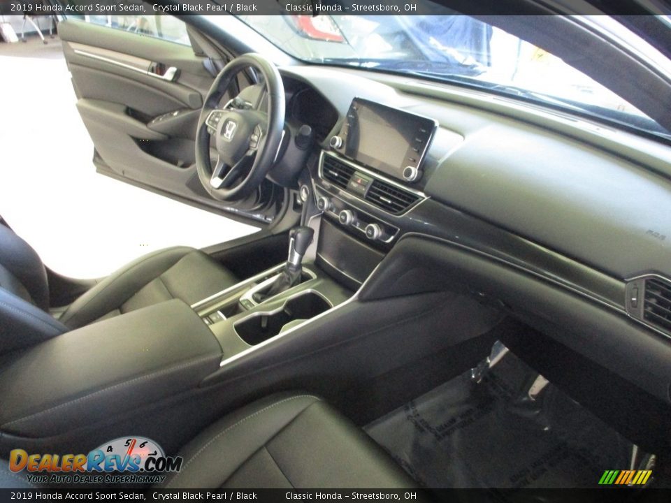 2019 Honda Accord Sport Sedan Crystal Black Pearl / Black Photo #15