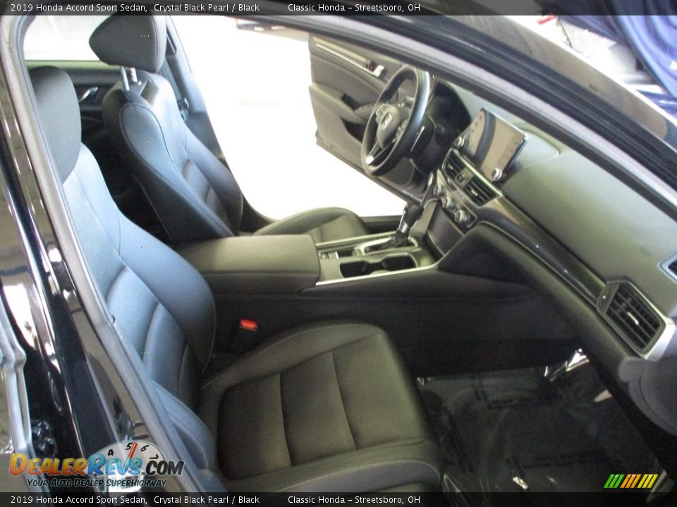 2019 Honda Accord Sport Sedan Crystal Black Pearl / Black Photo #16
