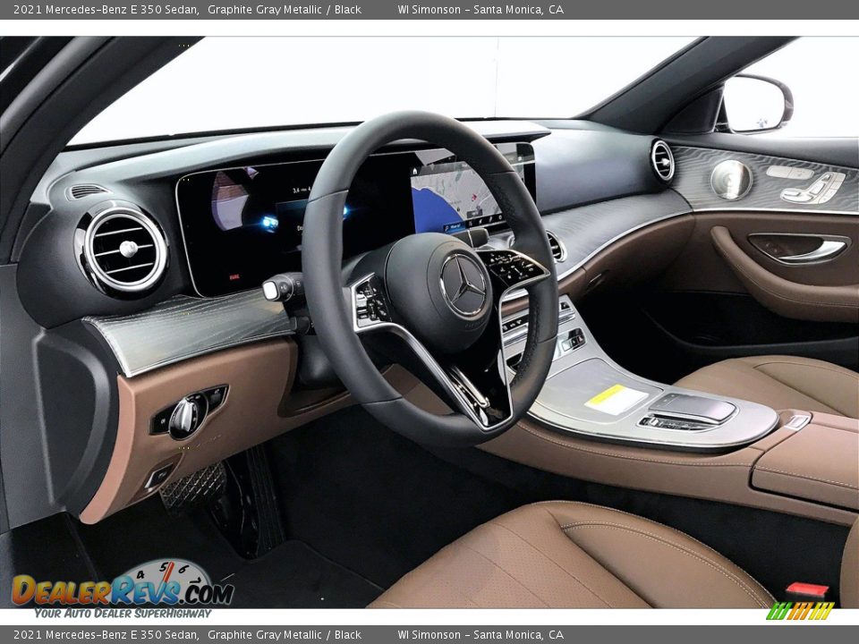 2021 Mercedes-Benz E 350 Sedan Graphite Gray Metallic / Black Photo #4