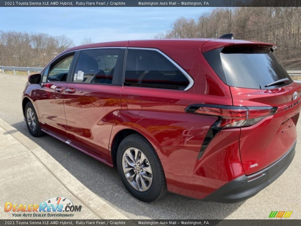 2021 Toyota Sienna XLE AWD Hybrid Ruby Flare Pearl / Graphite Photo #2