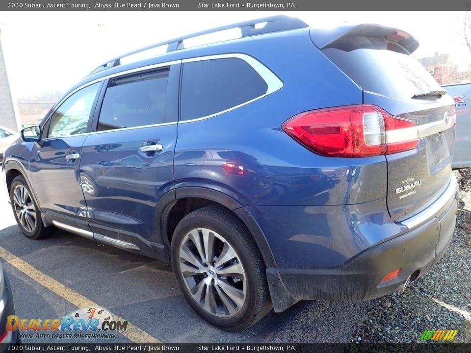 2020 Subaru Ascent Touring Abyss Blue Pearl / Java Brown Photo #2