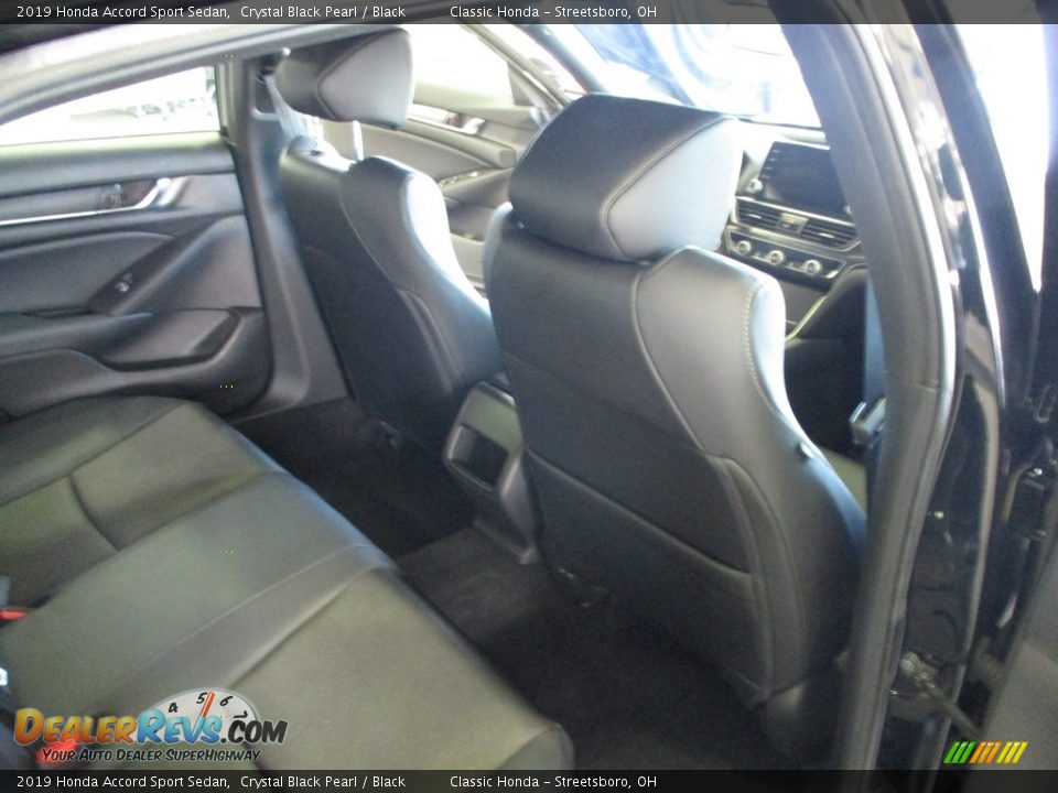 2019 Honda Accord Sport Sedan Crystal Black Pearl / Black Photo #18