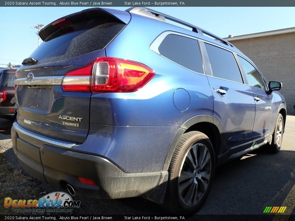 2020 Subaru Ascent Touring Abyss Blue Pearl / Java Brown Photo #3