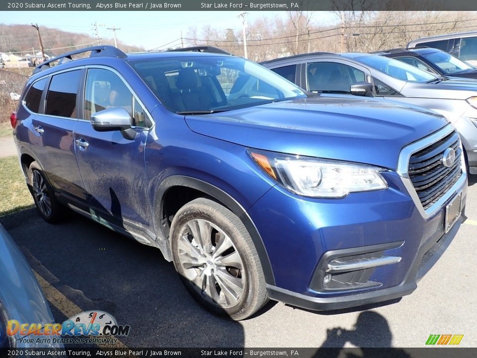 2020 Subaru Ascent Touring Abyss Blue Pearl / Java Brown Photo #4