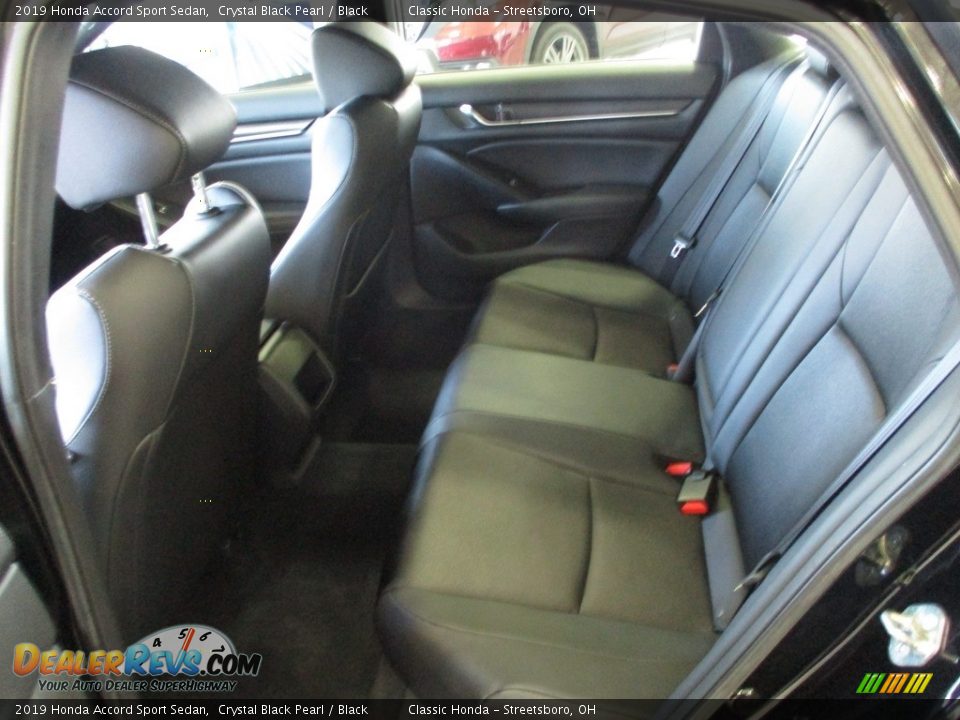 2019 Honda Accord Sport Sedan Crystal Black Pearl / Black Photo #24
