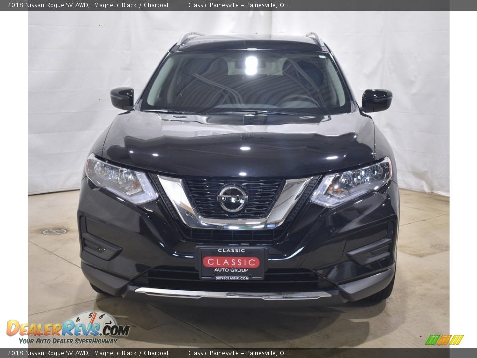 2018 Nissan Rogue SV AWD Magnetic Black / Charcoal Photo #4