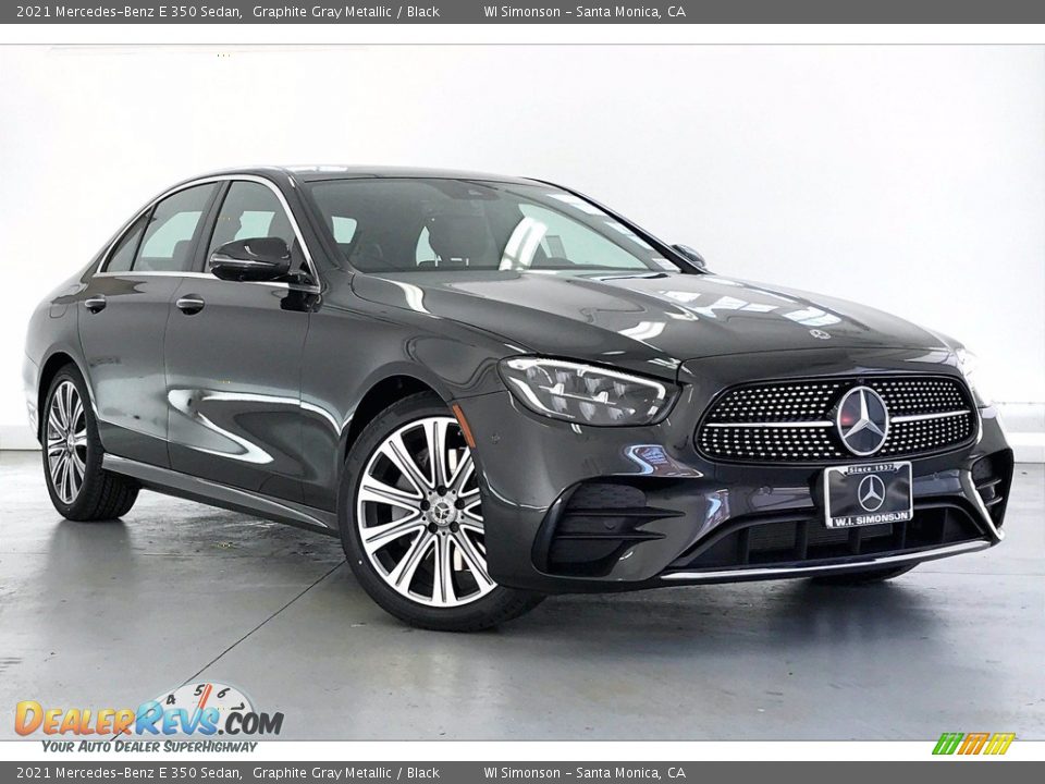 2021 Mercedes-Benz E 350 Sedan Graphite Gray Metallic / Black Photo #12