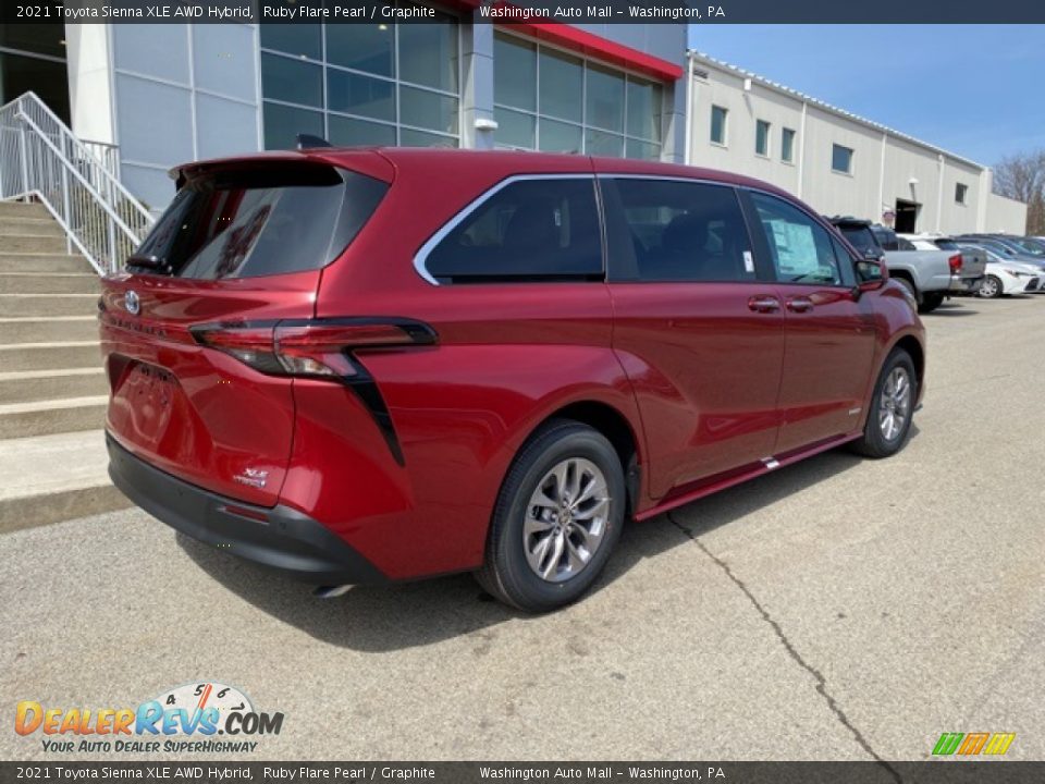 2021 Toyota Sienna XLE AWD Hybrid Ruby Flare Pearl / Graphite Photo #14