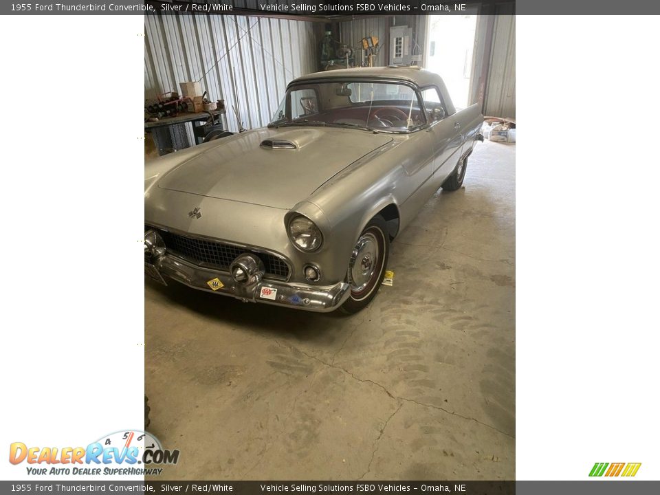 Front 3/4 View of 1955 Ford Thunderbird Convertible Photo #1