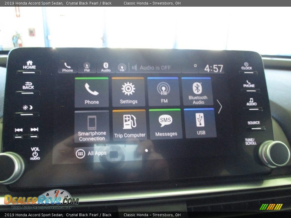 2019 Honda Accord Sport Sedan Crystal Black Pearl / Black Photo #35