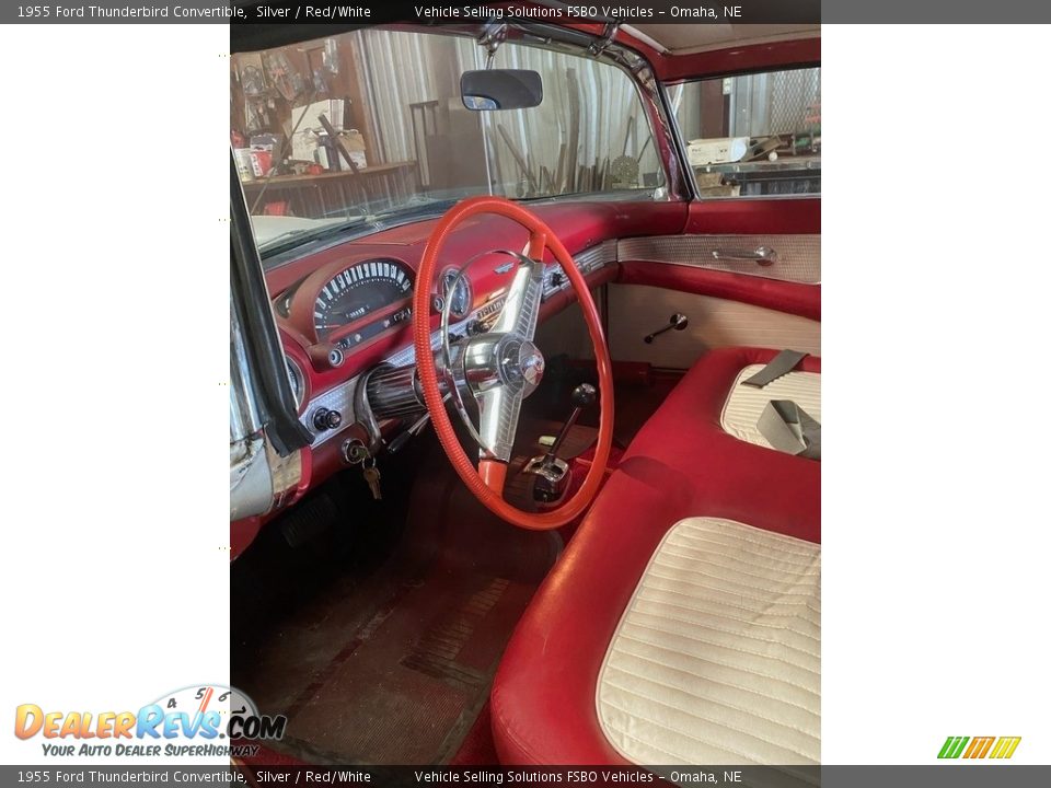 Red/White Interior - 1955 Ford Thunderbird Convertible Photo #3