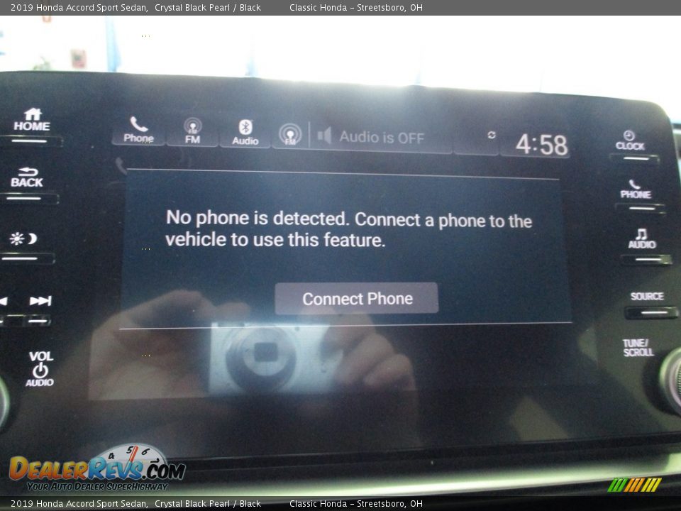 2019 Honda Accord Sport Sedan Crystal Black Pearl / Black Photo #36