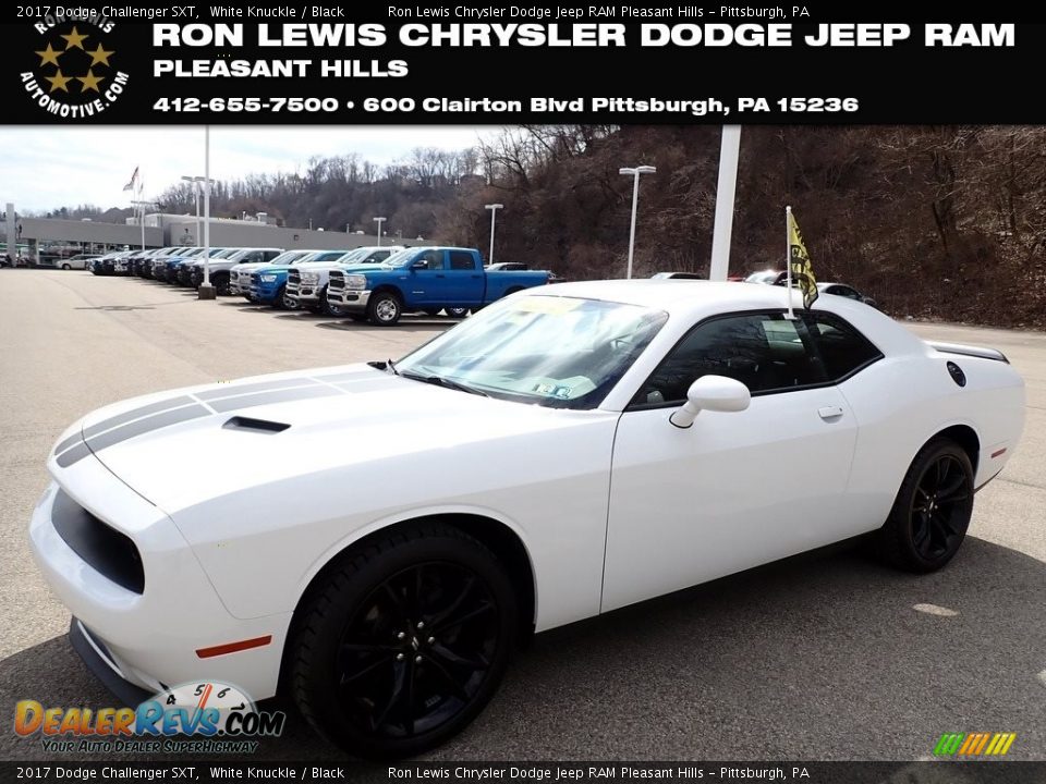 2017 Dodge Challenger SXT White Knuckle / Black Photo #1