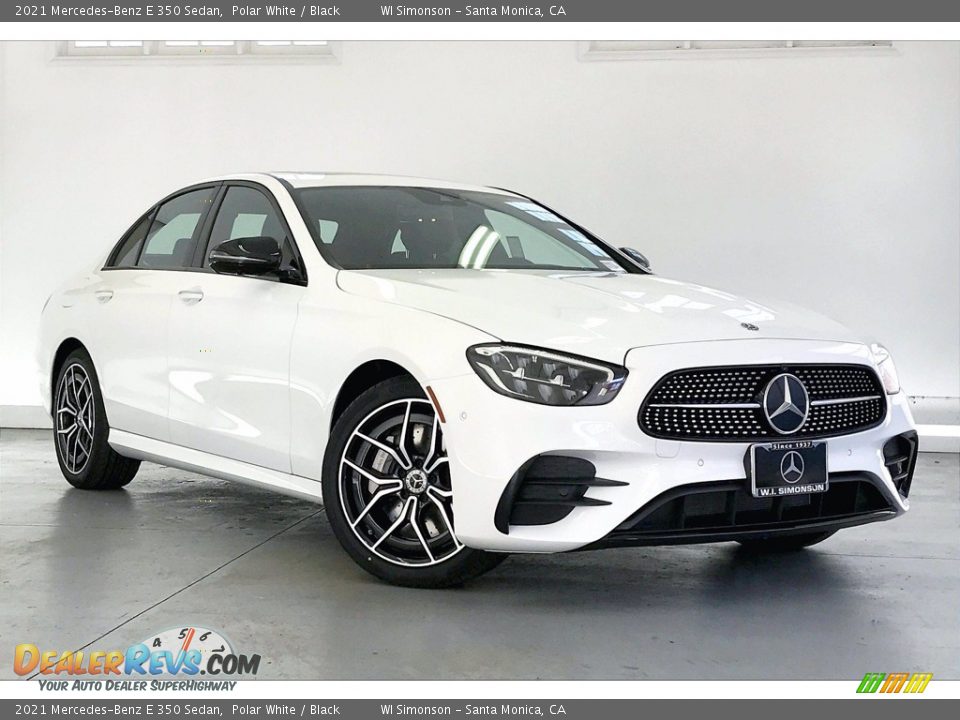 2021 Mercedes-Benz E 350 Sedan Polar White / Black Photo #12