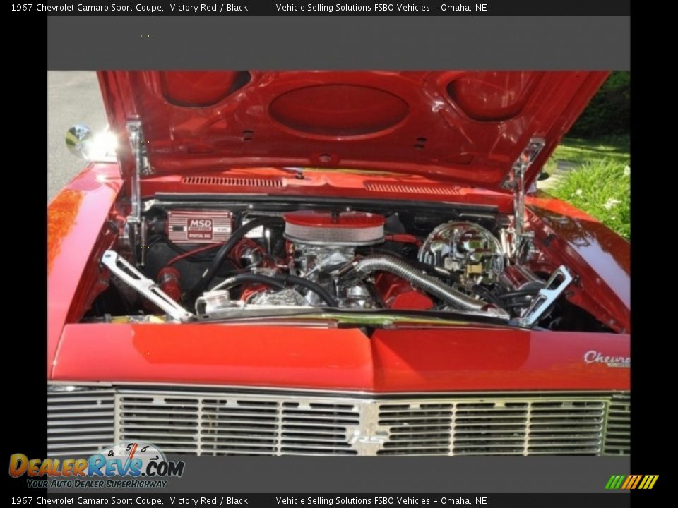 1967 Chevrolet Camaro Sport Coupe Victory Red / Black Photo #2