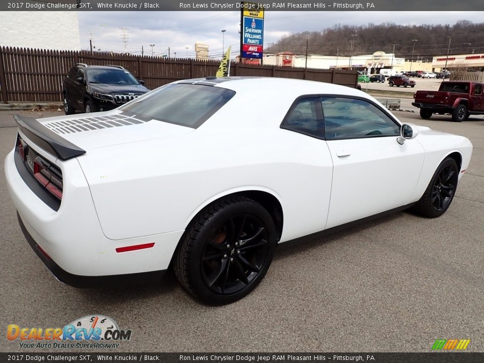 2017 Dodge Challenger SXT White Knuckle / Black Photo #6