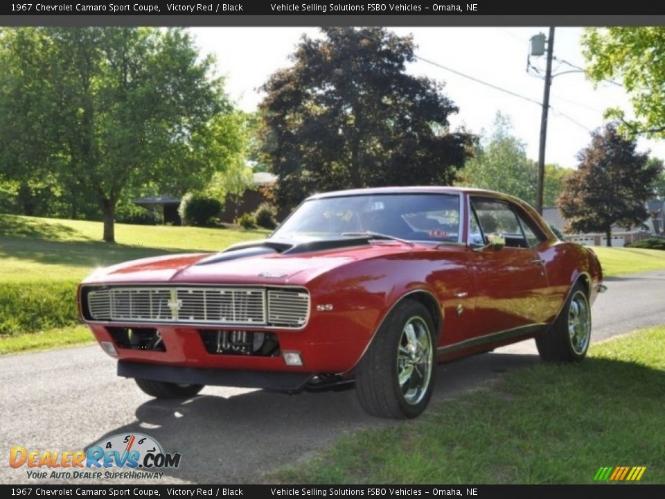 1967 Chevrolet Camaro Sport Coupe Victory Red / Black Photo #5