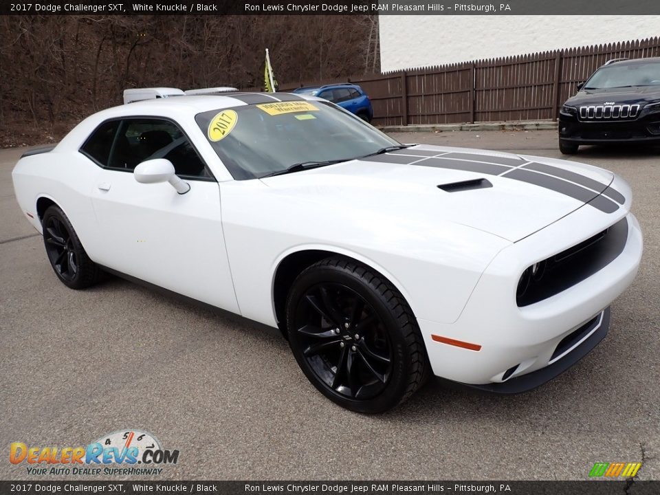 2017 Dodge Challenger SXT White Knuckle / Black Photo #8