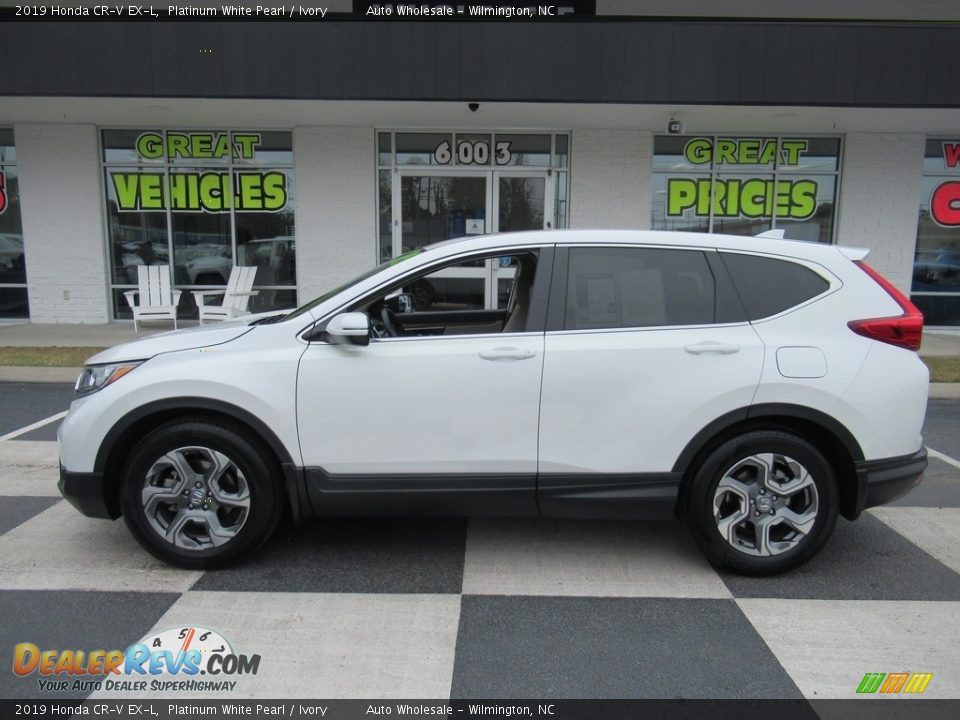 2019 Honda CR-V EX-L Platinum White Pearl / Ivory Photo #1