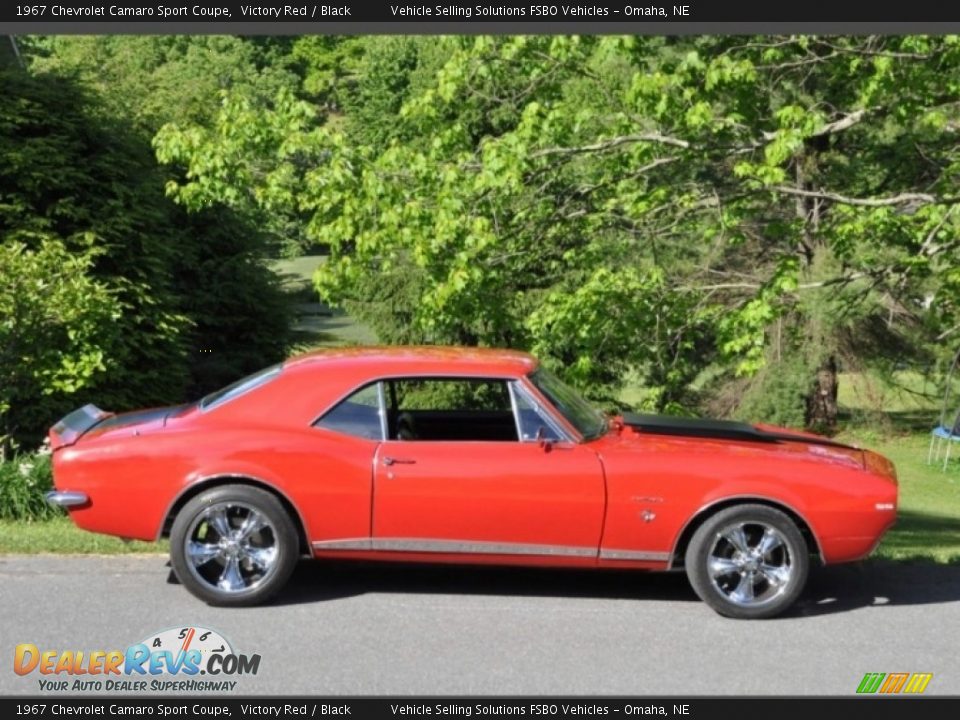 1967 Chevrolet Camaro Sport Coupe Victory Red / Black Photo #6